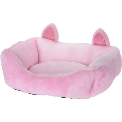 Pets Collection Hundebett 56 x 46 x 16 cm Polyester Rosa