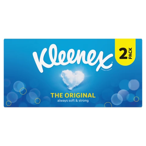 Kleenex Original Tissues - Always Soft & Strong - Twin Pack