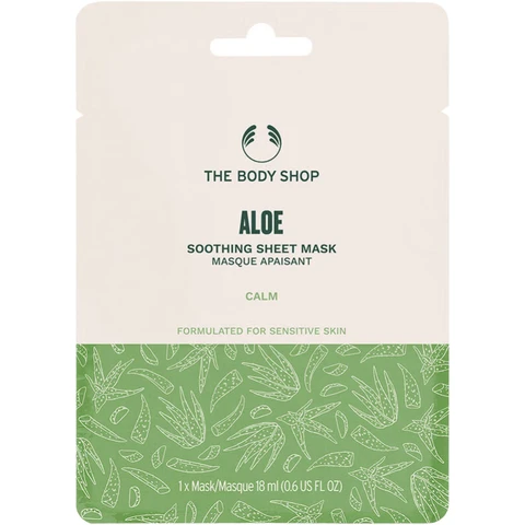 The Body Shop ALOE kalmerend sheetmasker 18 ml