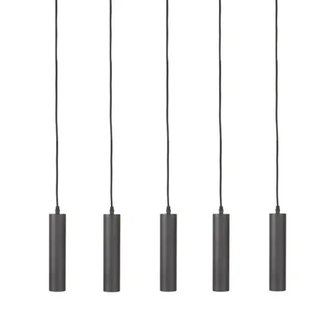 LABEL51 Hanglamp Ferroli - Zwart - Metaal - 5-lichts Zwart - Metaal - 5-Lichts