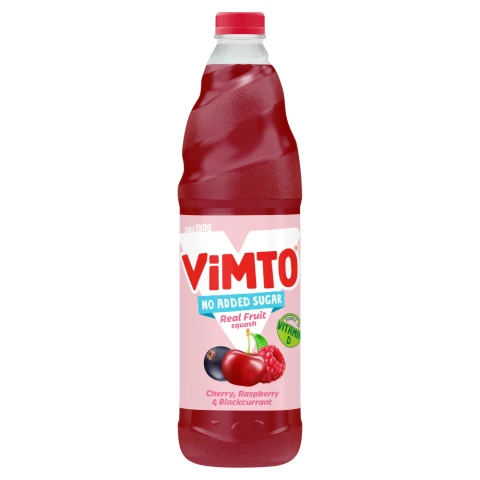 Vimto Real Fruit Squash Cherry, Raspberry & Blackcurrant 1 L