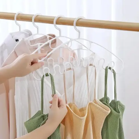 Wave Pattern Hanger Simple Wave Bra Hanger Pink