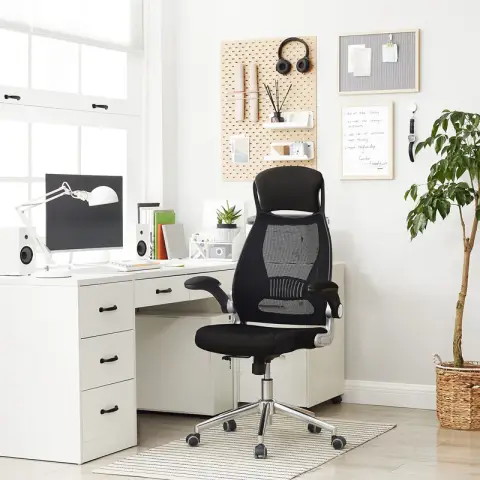 SONGMICS Office Chair -  Height and Armrests Adjustable - Ergonomic - Up to 150KG Capacity Supportive enhancement