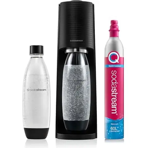 SodaStream Terra Black Soda Maker Sparkling Water Maker Terra