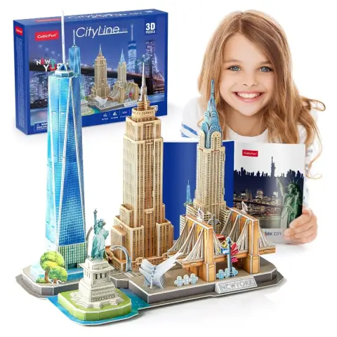 CUBIC FUN 3d Puzzle City Line New York City
