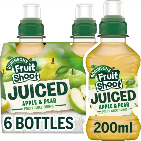 Robinsons Fruit Shoot Juiced Apple & Pear 6 x 200ml