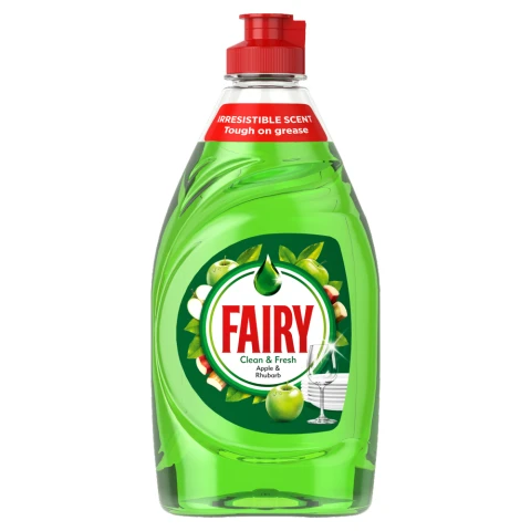 Fairy Clean & Fresh Washing Up Liquid Apple & Rhubarb 320ML