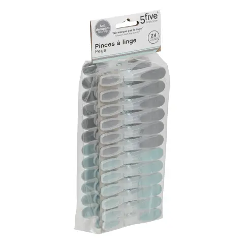 Lot de 24 piquets recouverts de caoutchouc