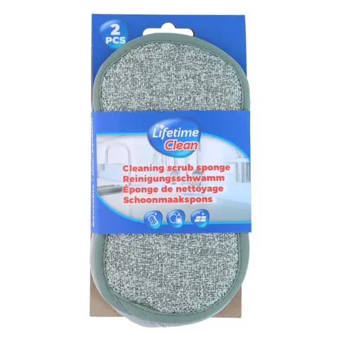 Cleaning scrub sponge 2pc