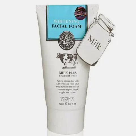 BeautyBuffet Milk Plus Whitening Q10 Gesichtsschaum 100ml