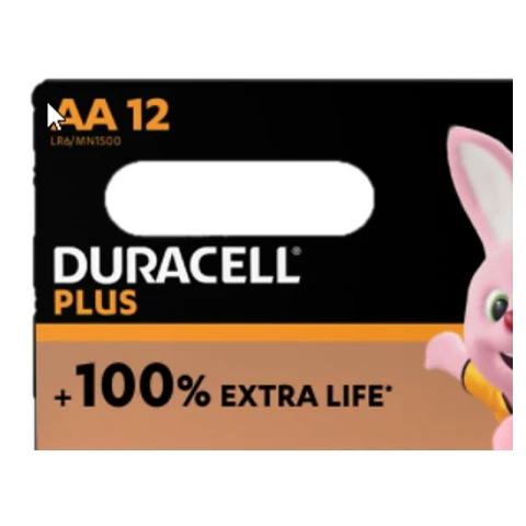 Duracell Batterien AA Plus - 12er Pack