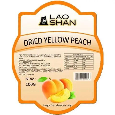 Laoshan Pêche Jaune Séchée 100g