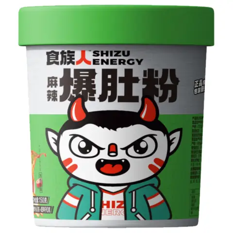 SHIZUREN INSTANT VERMICELLI SPICY BEEF TRIPE FLAVOUR 150G  食族人麻辣爆肚粉 150G