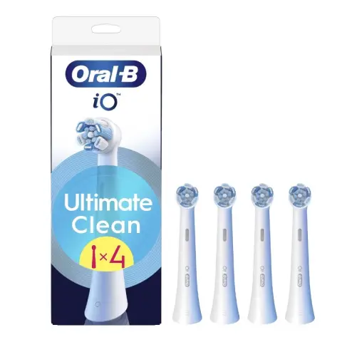 ORAL-B iO Ultimate Clean - Replacement Brush Heads - CrissCross Bristles 4 pcs CrissCross Bristles 4-Pack