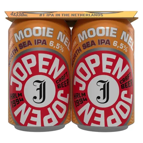 Jopen Mooie Nel IPA Bier Blikken 4 x 330 ml