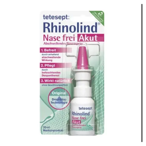 Tetesept Rhinolind Abschwellendes Nasenspray 20ml, 1er Pack (1 x 20 ml)