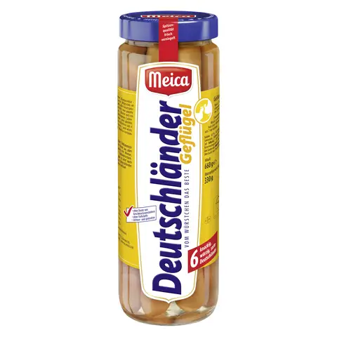 Meica Deutschländer Geflügel Würstchen 6 x 55 g