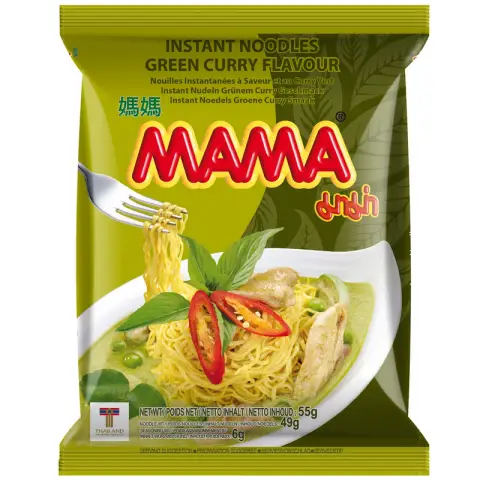 MAMA Instant-Nudeln Grünes Curry 55g