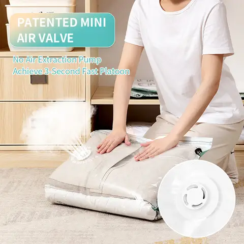 ROQAO Sacs de rangement sous vide - 80 x 56 cm