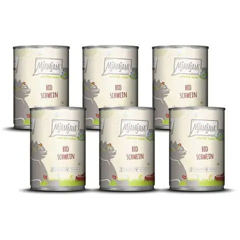 MjAMjAM - Naturellement Savoureux - Porc BIO Lot de 6 x 400 g