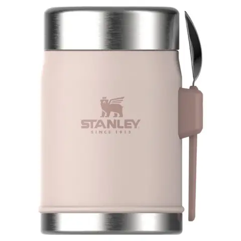 Stanley KLASSISCHES LEGENDÄRES LEBENSMITTELGLAS + GÖBEL 14oz /400ml Rosenquarz