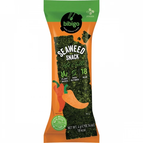 Bibigo CJ BIBIGO Seaweed Snack Hotchili 4G