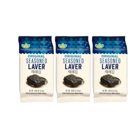 Delief Original Gewürzte Nori-Algen HALAL 4,5 g x 3