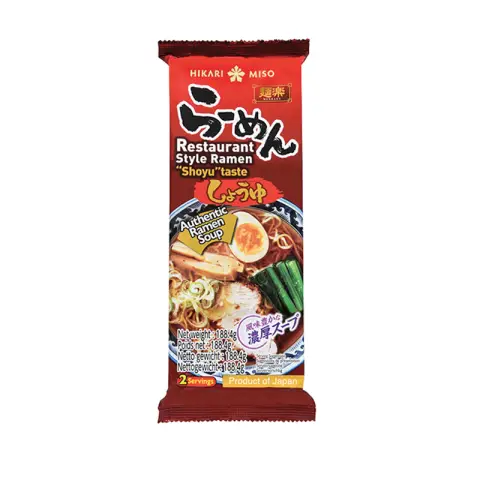 [Produit à date courte]Hikari Miso Ramen Shoyu façon restaurant Hikari Miso au goût de 188 gDate de péremption2025/11/6
