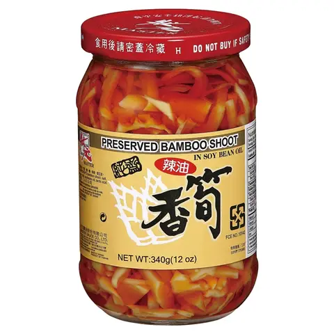 MASTER Würziges Bambussprossen in Chiliöl 340g