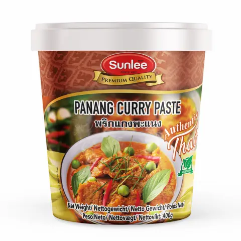Sunlee Pâte de curry Panang végétalienne 400g