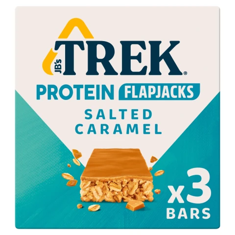 TREK Salted Caramel Protein Flapjacks 3 x 50g