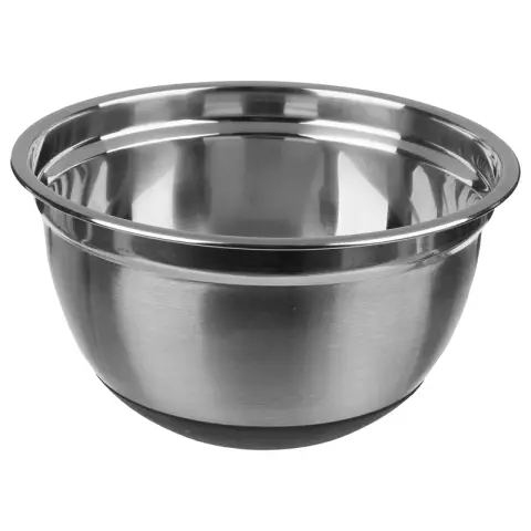 4.5L Stainless Steel Salad Bowl with TPR