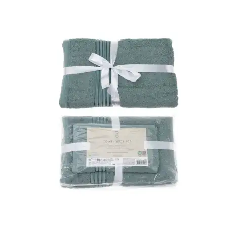 Handtuchset 3-teilig - Meeresfarbe