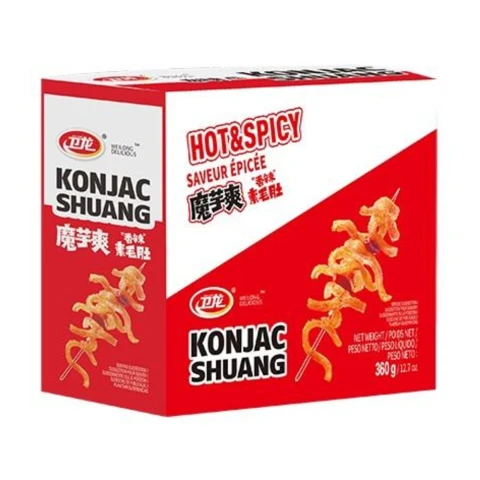 WL Konjac Strips-Hot Flavour 衛龍魔芋爽-香辣360g