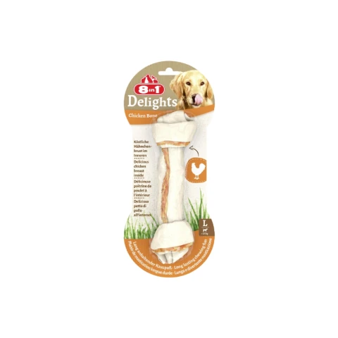 8in1 Delights 1 Kau-knochen Chicken Größe L 1 St