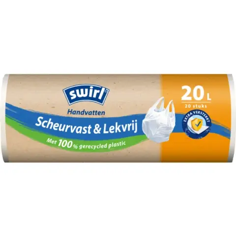 Swirl Tie Trash Bag 20L 20 Pieces