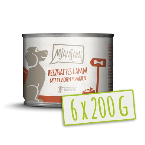 MjAMjAM - Agneau copieux avec riz cuit, tomates fraîches et graines de chia 200 g x6