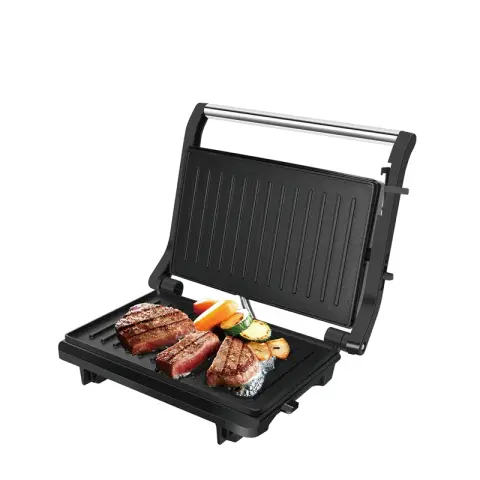 Aigostar Paninimaker Contactgrill met Antiaanbaklaag 800 W Zilver VDE/York