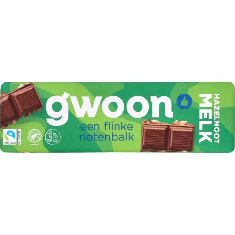 G'woon Bar Milk Nut 180g