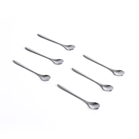 EOTIA Latte Spoon set 3pcs , NoirSteel Series