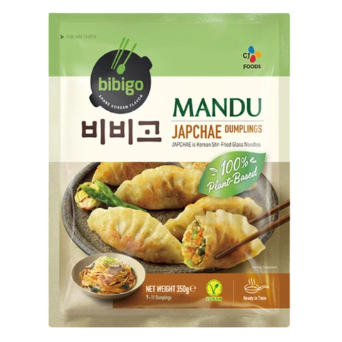 Bibigo Japchae Vegane Mandu 350g