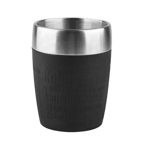 Tefal Stainless Steel Travel Mug 200 ml w/ Non‑Slip Lid