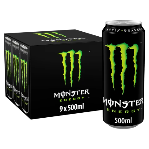 Monster Energy Drink Original Green 9 x 500ml