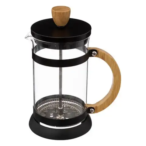 Atmosphera Schwarze Bambus-Kaffeemaschine, 60 cl