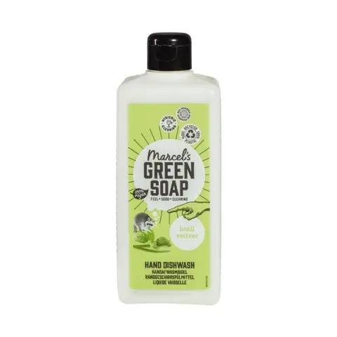 Marcel's Green Soap Washing Up Liquid-Basil & Vetiver Grass-500ML