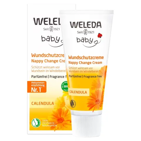 WELEDA baby Wundschutzcreme Calendula parfümfrei 75 ml