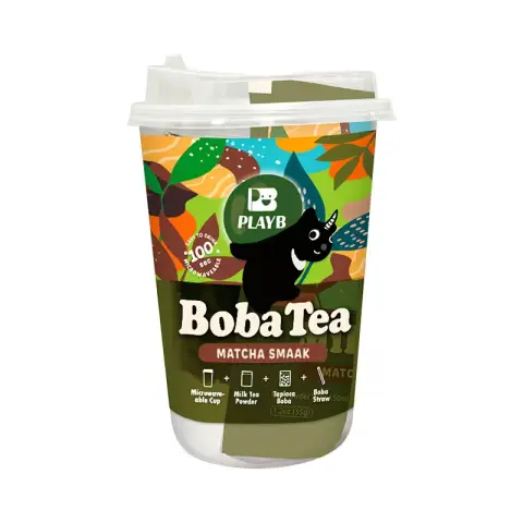 JENI PLAYB Bubble Tea Cup Matcha Flavor 1x 85g PLAYB Bubble Tea Cup Matcha Flavor 1x 85 g