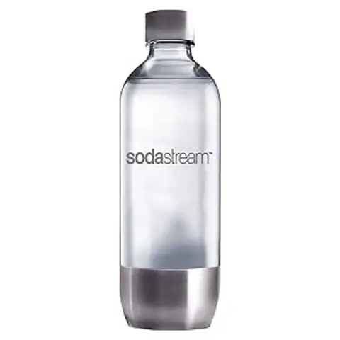 SodaStream sparkling water bottle 1 L PET stainless steel