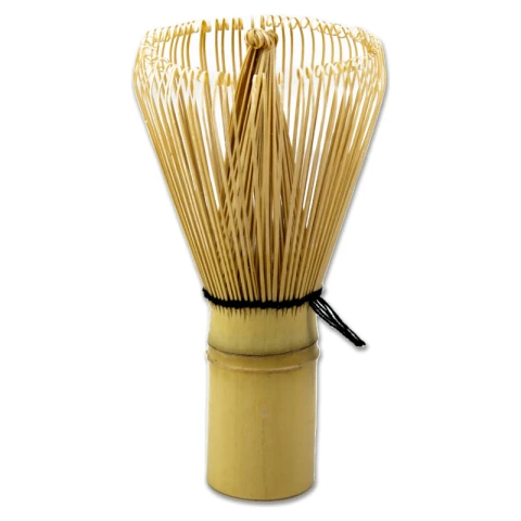 Großer Bambus Matcha-Besen Chasen, 80 Borsten, Ø6cm×H11cm