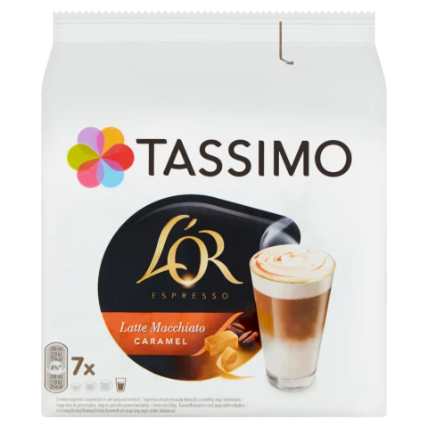 Tassimo L'Or Espresso Latte Macchiato Caramel 14 Discs 237g